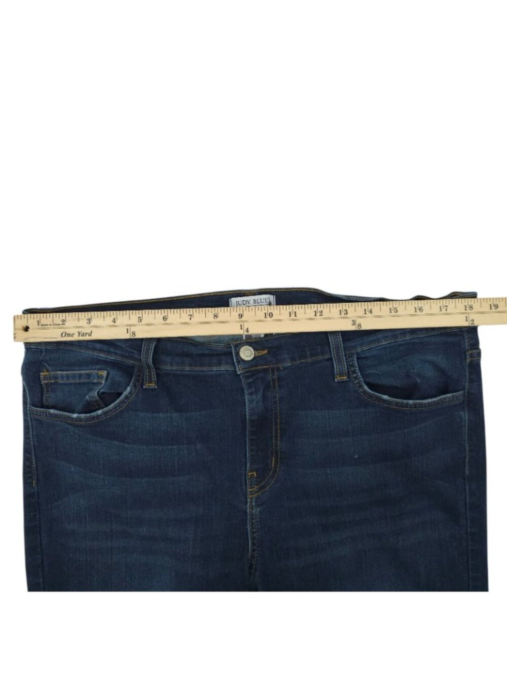 Judy Blue Jeans 2XL Skinny Dark Wash Stretch High Rise Denim Plus Size 8390 - Picture 3 of 16